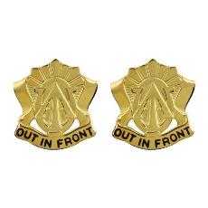 105th Cavalry Regiment Unit Crest (Out in Front)